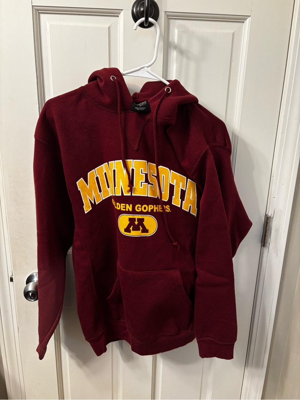 Signature Maroon Hoodie with Gold Accent